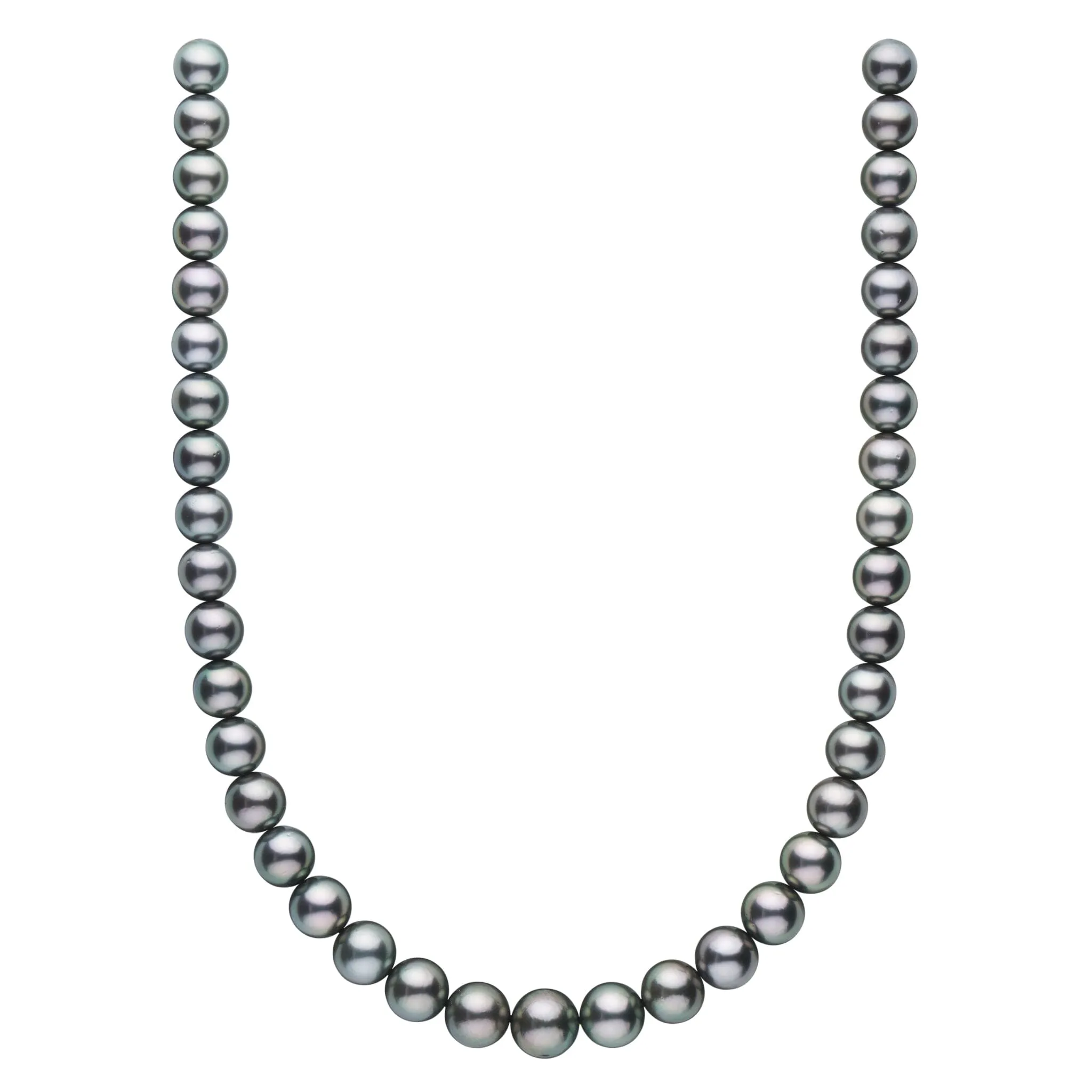 10.0-10.5 mm AA  Tahitian Round Pearl Necklace