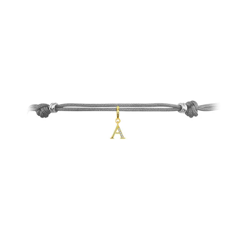 18k Gold Letter "A" Diamond Charms