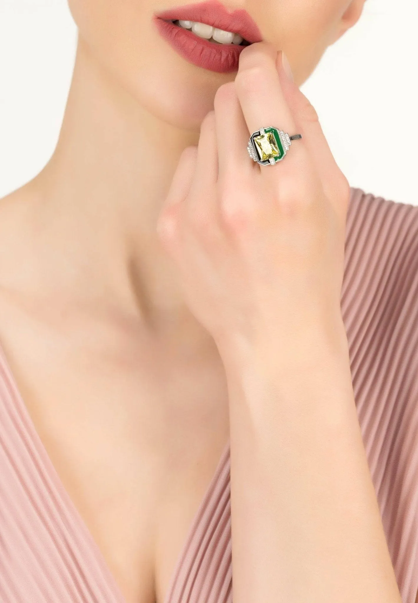 Art Deco Ring Silver