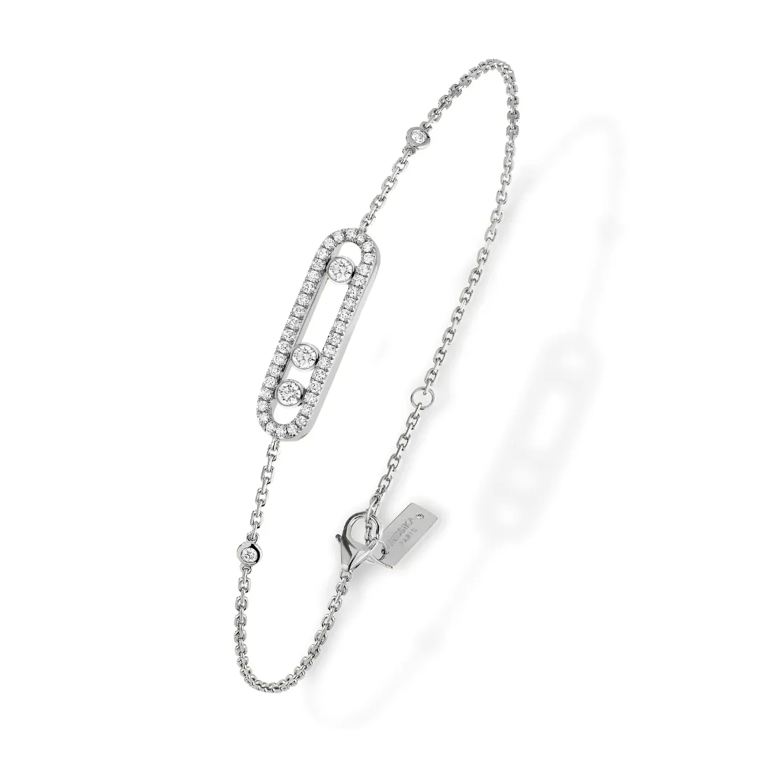 Baby Move Paved Diamonds Bracelets