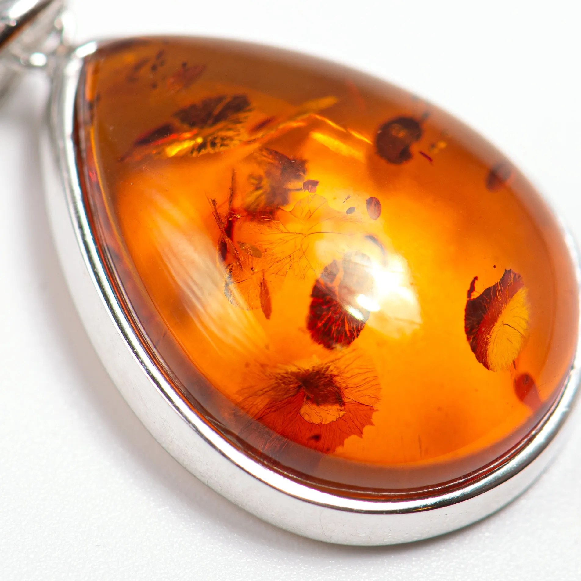 Baltic Amber Pendant Necklace