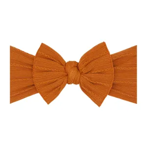 BBB Cable Knit Headband in Pumpkin