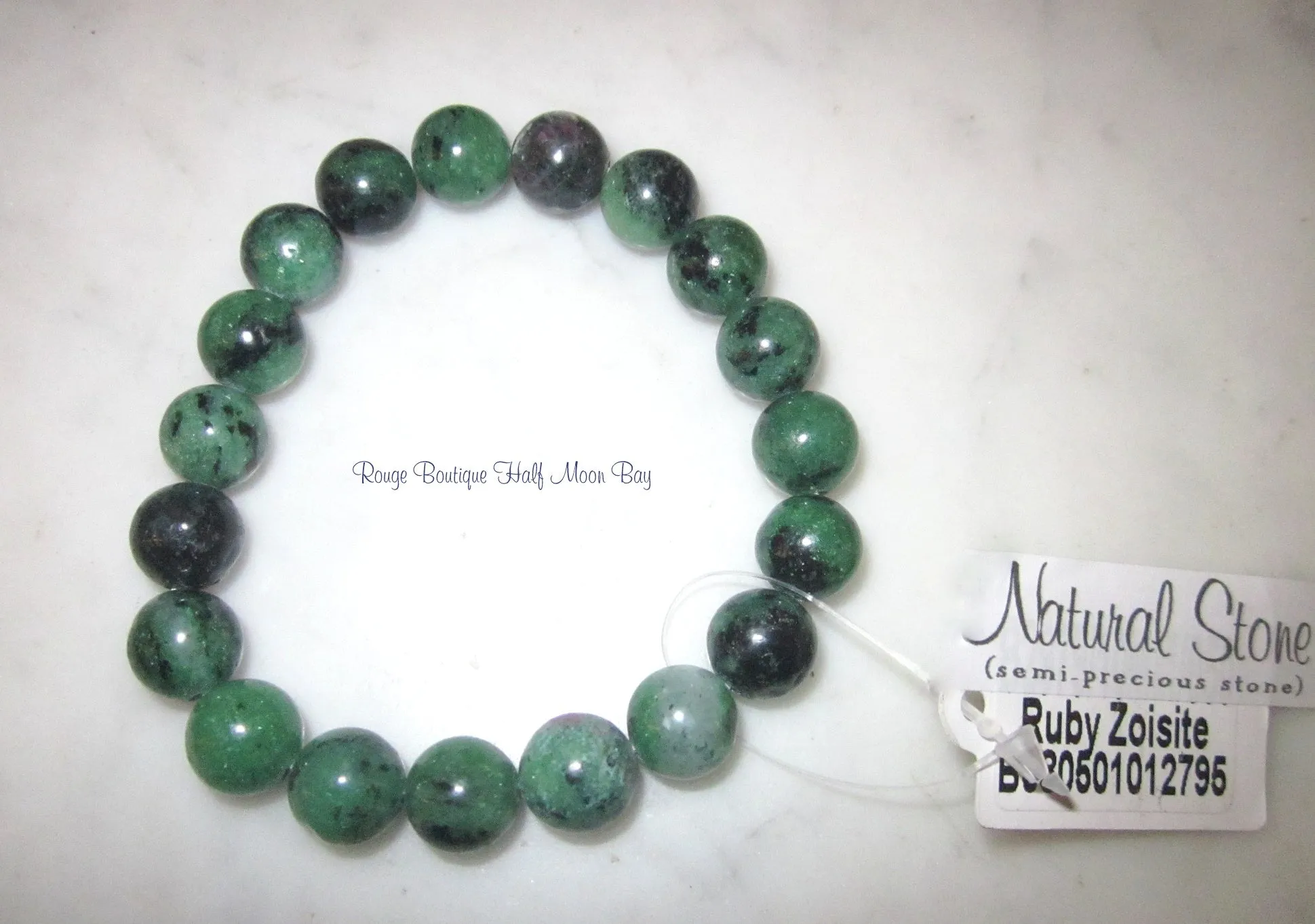 Bracelet (ruby zoisite)