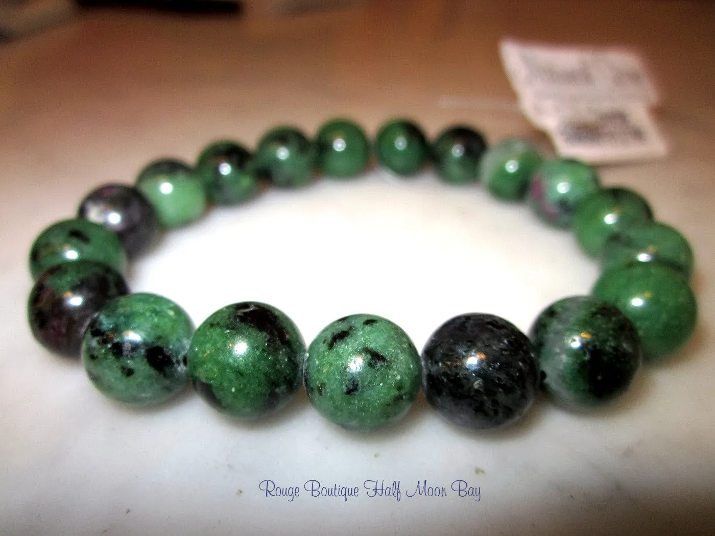 Bracelet (ruby zoisite)