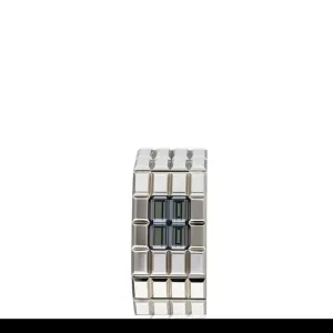 Chanel Silver Rare Vintage Ice Cube Watch