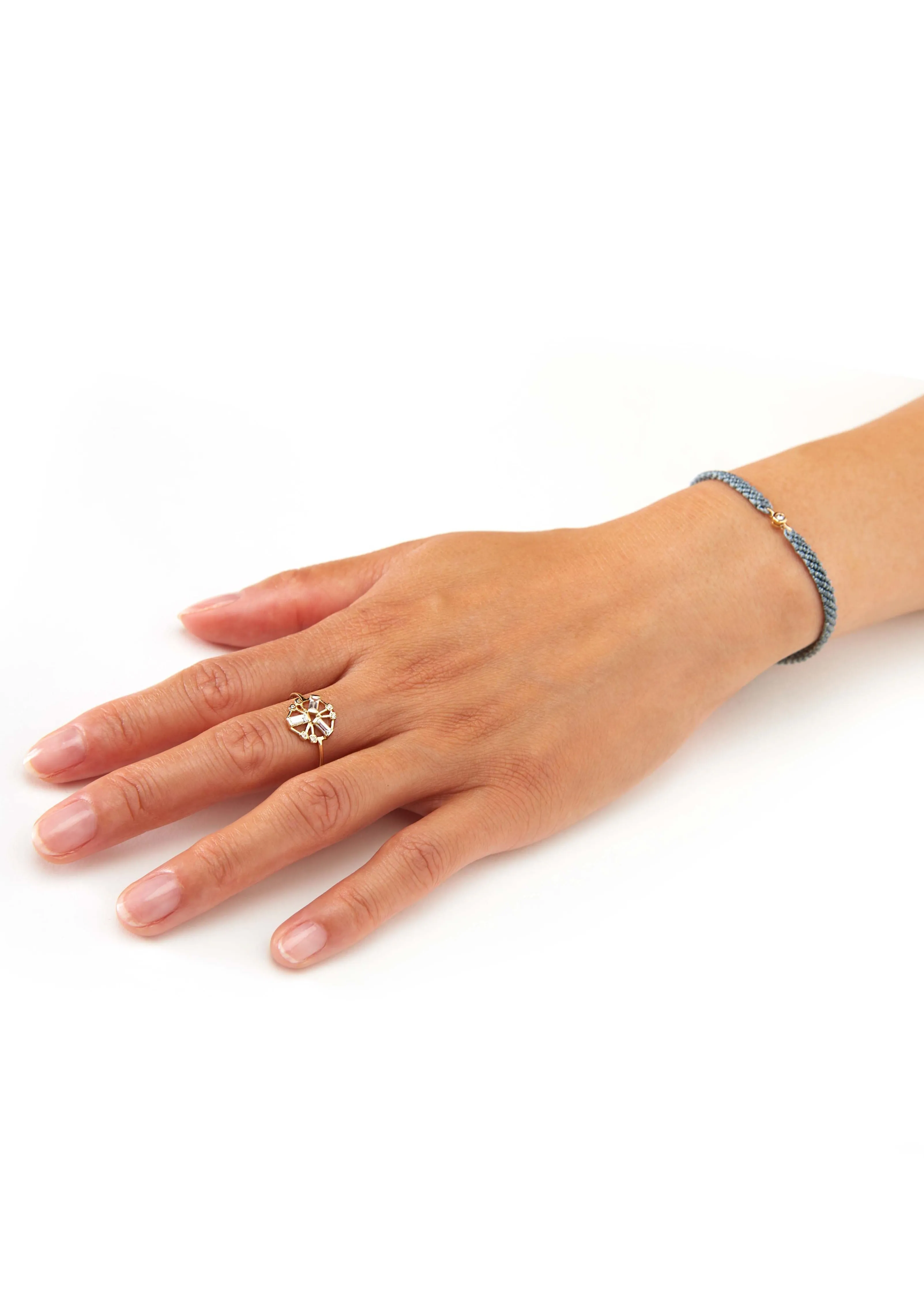 Classic Diamond Bracelet in Aquaspray