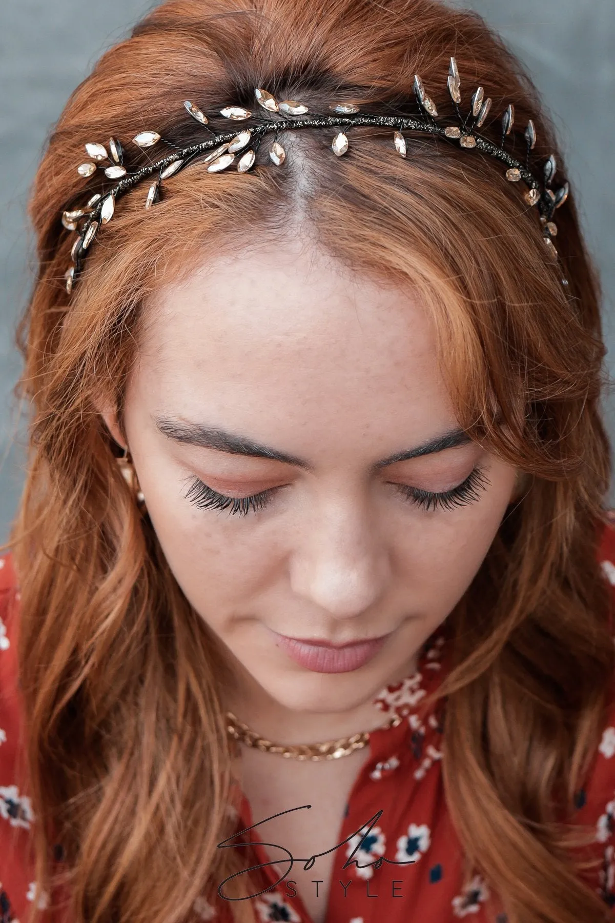 CRYSTAL BRANCH HEADBAND