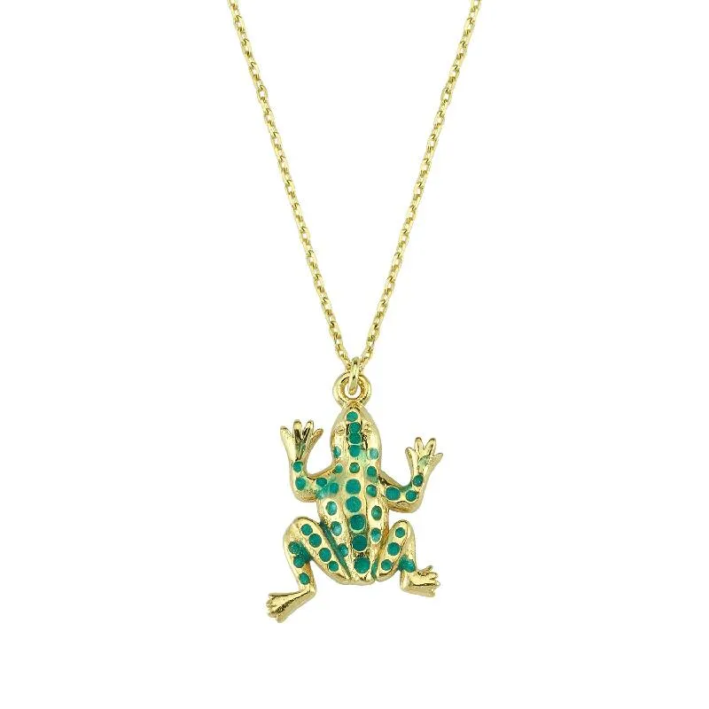 Frog Gold Necklace