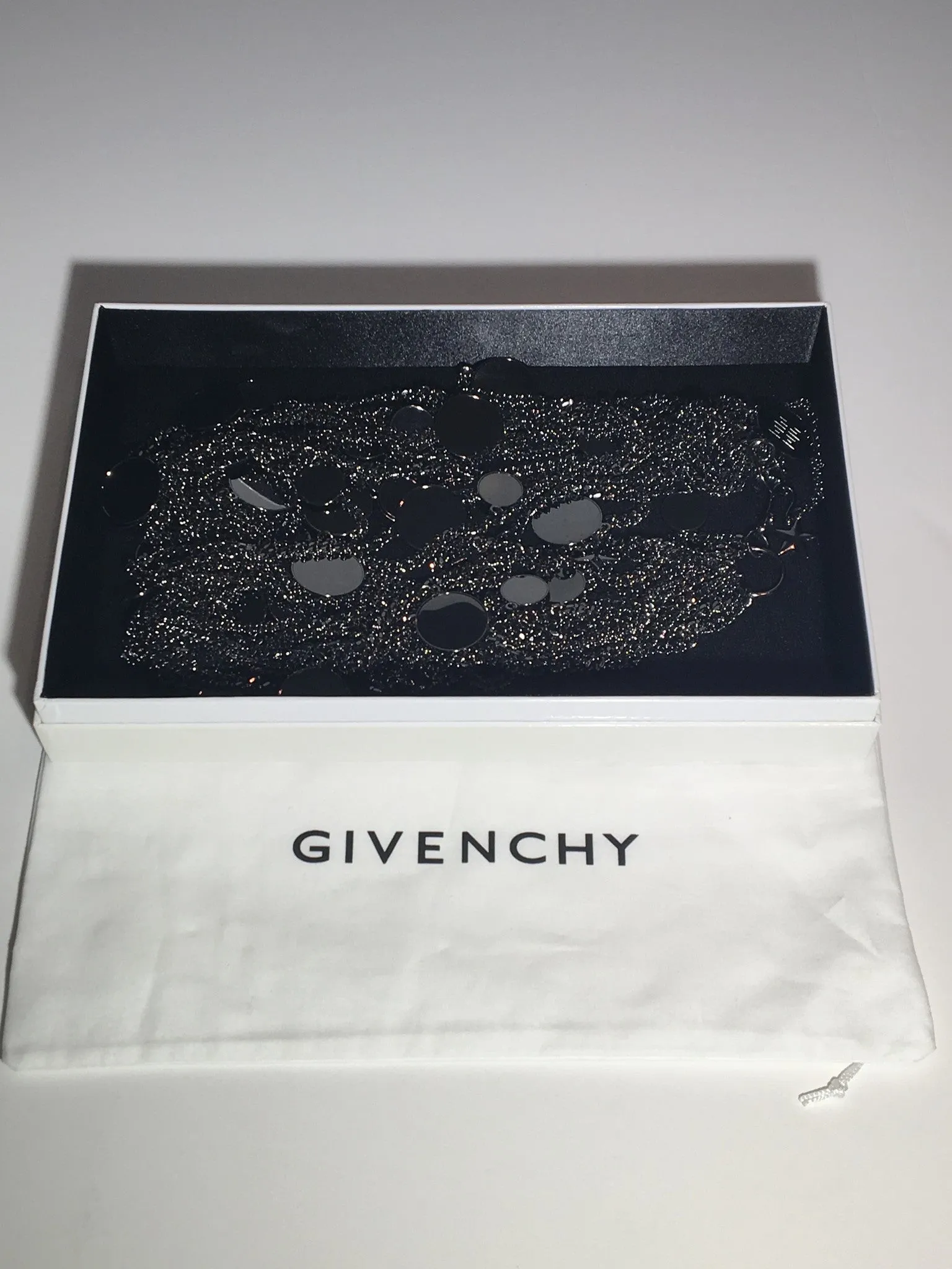 Givenchy - New Long Multi Chain Necklace with Multi Charm - One Size