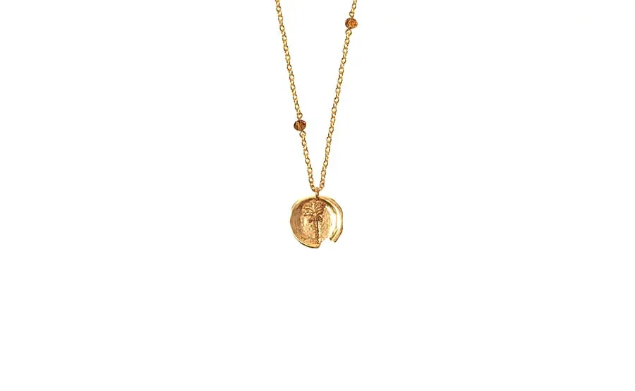 Greek Palm Tree Necklace