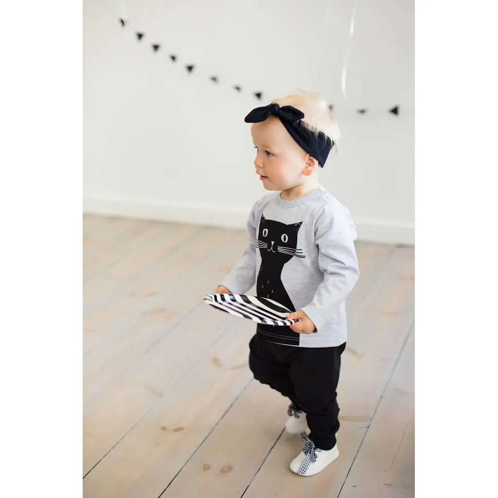 Happy Days Headband Grey