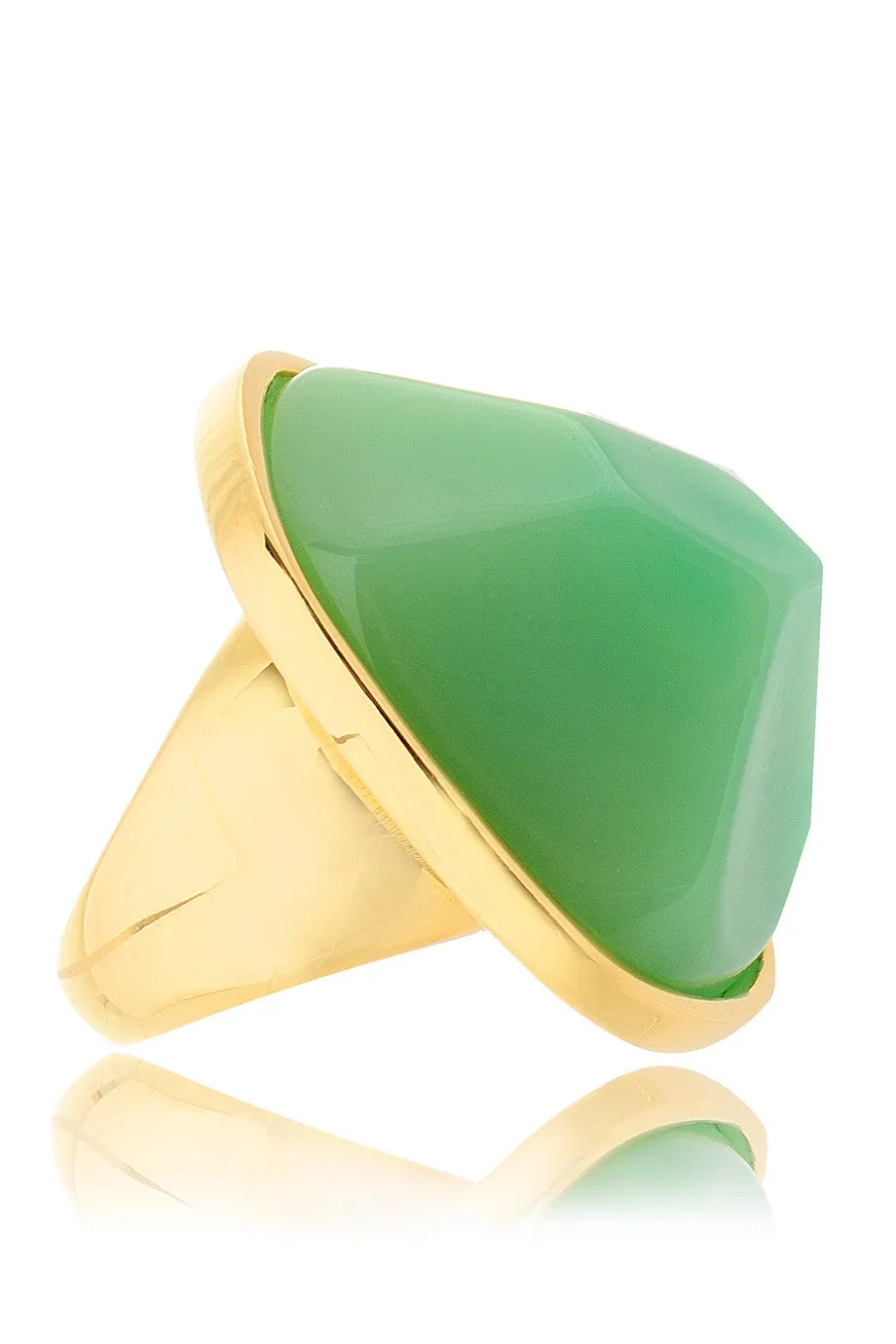 KENNETH JAY LANE ZELDA Mint Resin Ring