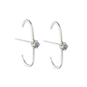 KITTA OPAL SILVER STUDS