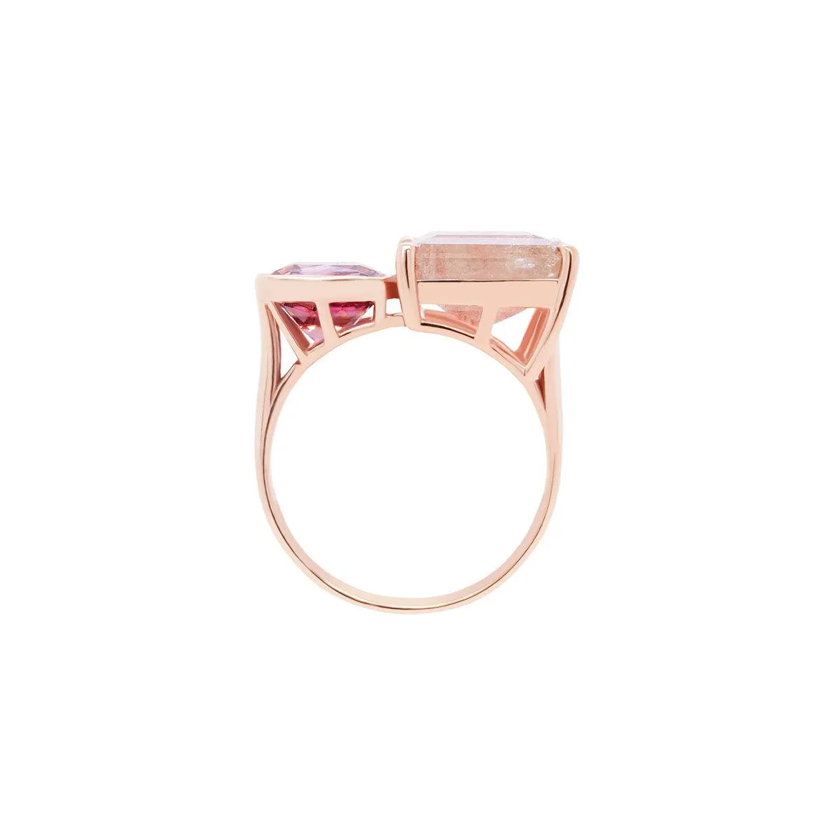 La Vie En Rose Ring | 3.7GMS 11.92CTW