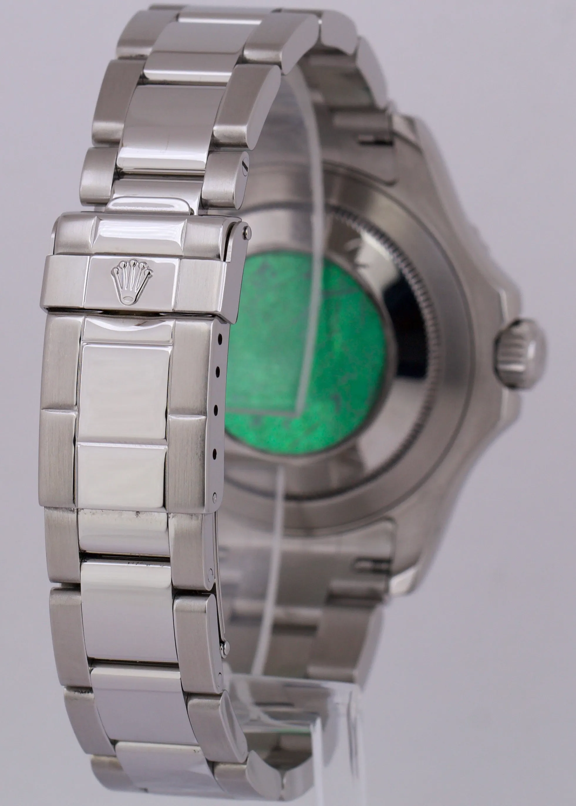 MINT PAPERS Rolex Yacht-Master Stainless Steel PLATINUM 40mm Watch 16622 BOX