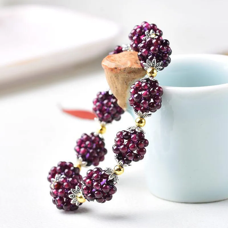 Natural Garnet Healing Bracelet