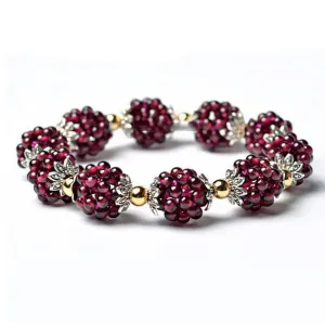 Natural Garnet Healing Bracelet