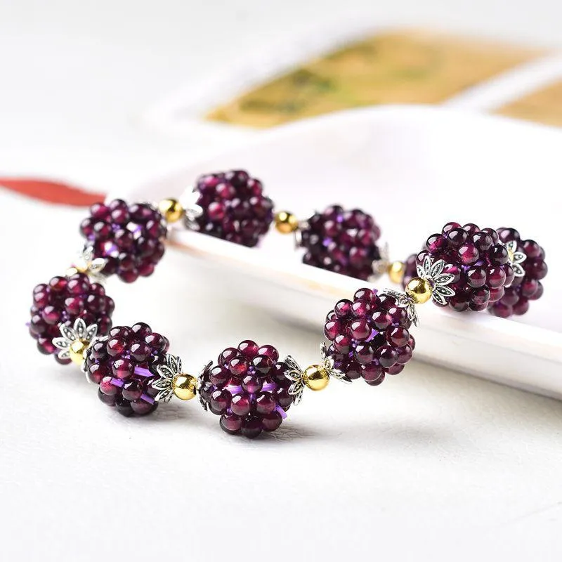 Natural Garnet Healing Bracelet