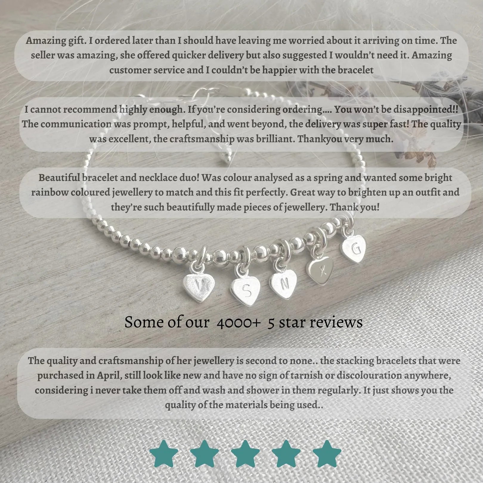 Personalised January Birthstone Bracelet, Dainty Garnet Bracelet in Sterling Silver