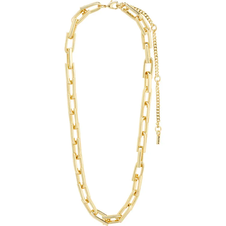 Pilgrim STAY recycled necklace gold-plated