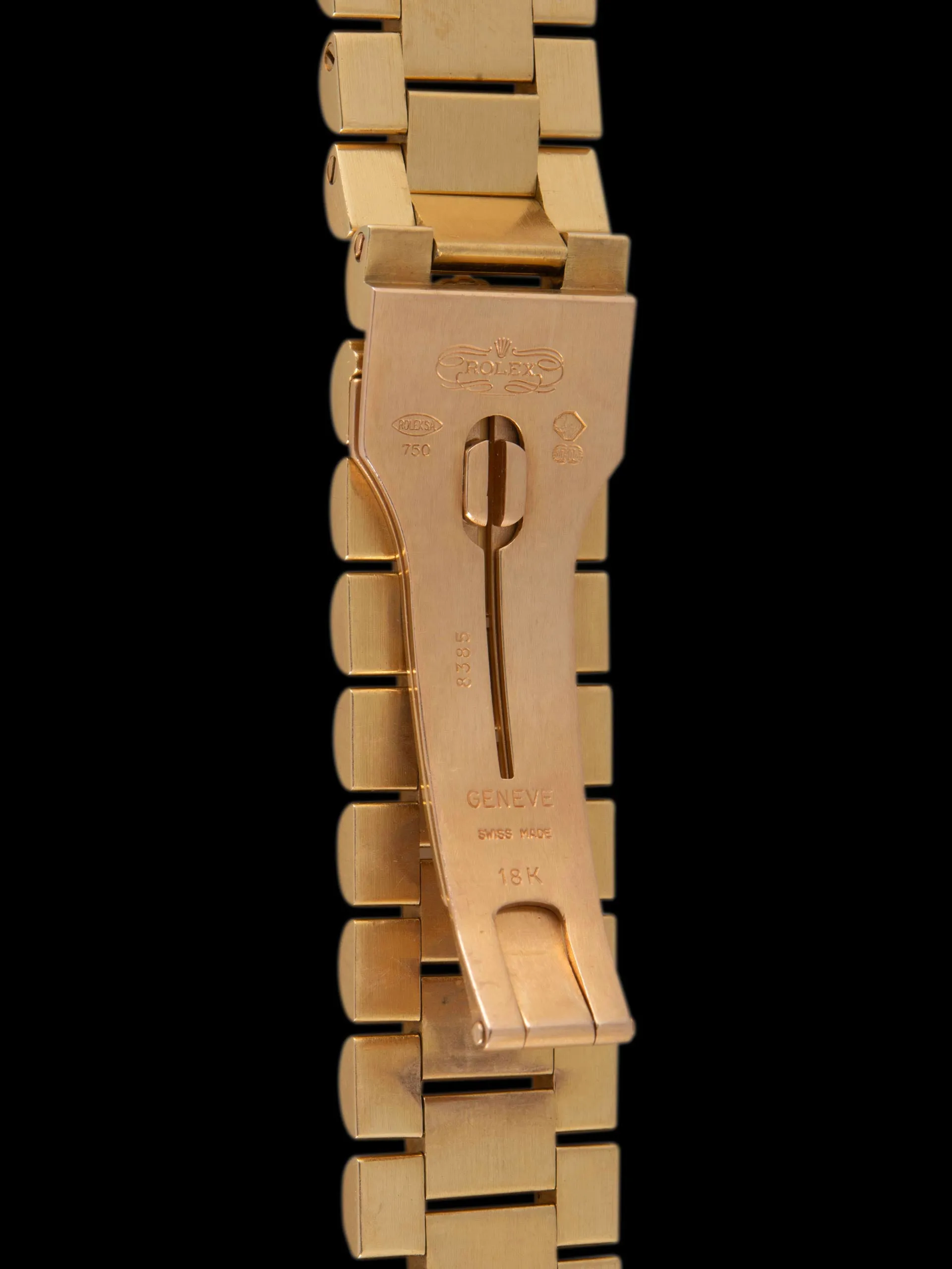 "Tropical" 1996 Rolex Day-Date 18K YG (Ref. 18238) Black Dial W/ Papers, Booklets, & Hang Tags