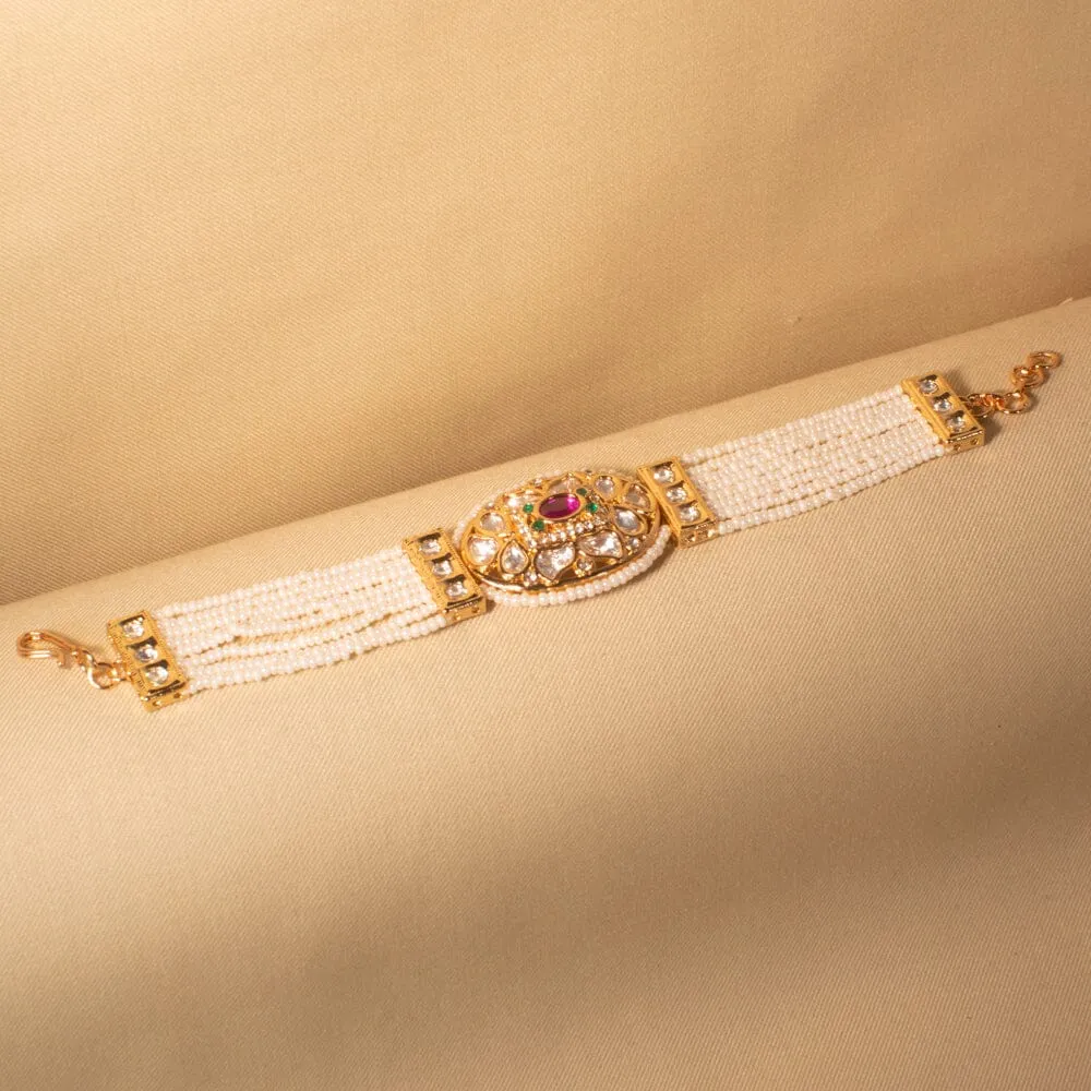 Raadhika Pearl Bracelet - Pratha Collection