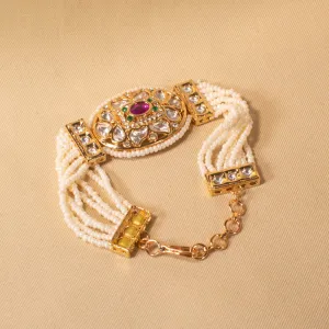 Raadhika Pearl Bracelet - Pratha Collection