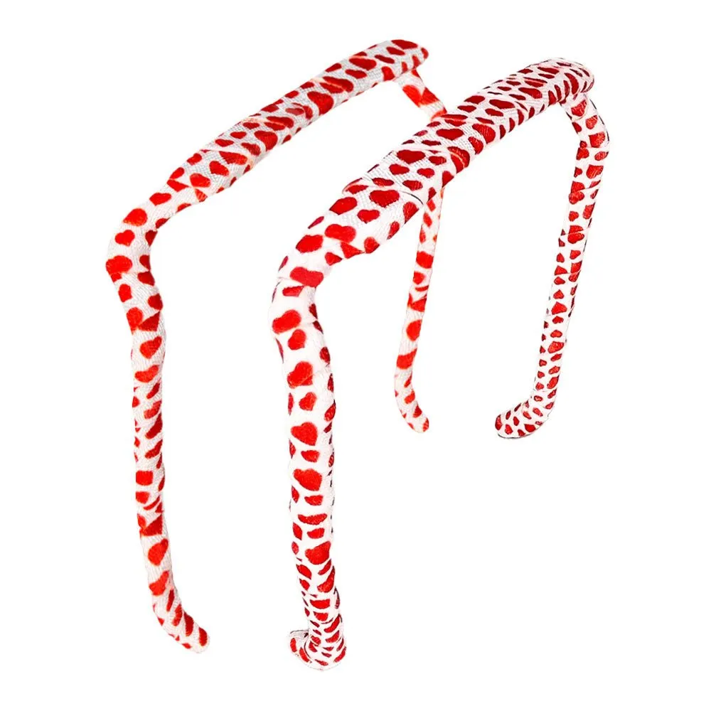 Red Hearts Headband