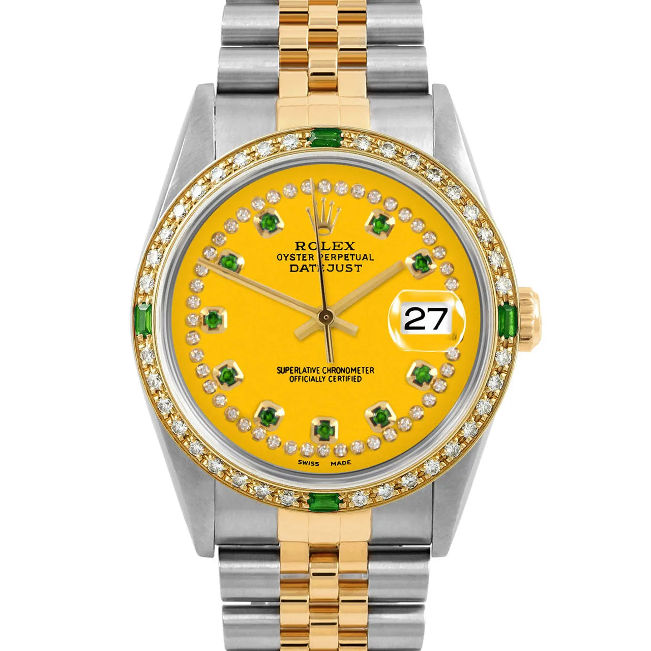 Rolex Datejust 36mm | 16233-YLW-STRE-4EMD-JBL