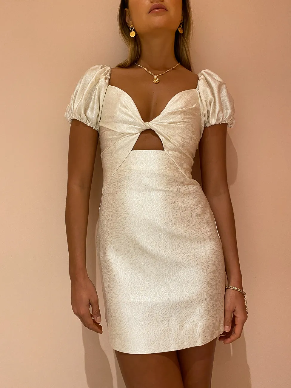 Significant Other Savannah Dress in Cream Linear