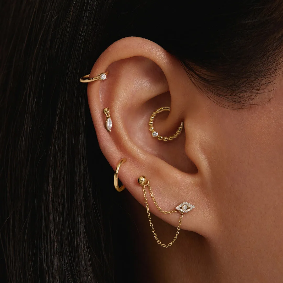 SKYLAR - Flat Back Earring