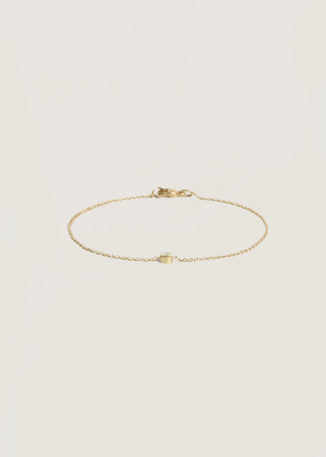 Solitaire Round Diamond Bracelet