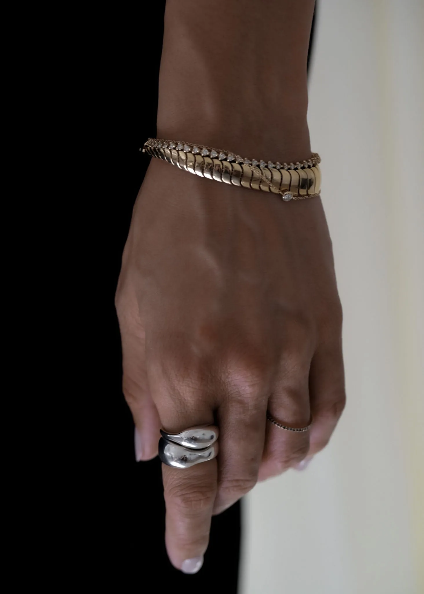 Solitaire Round Diamond Bracelet