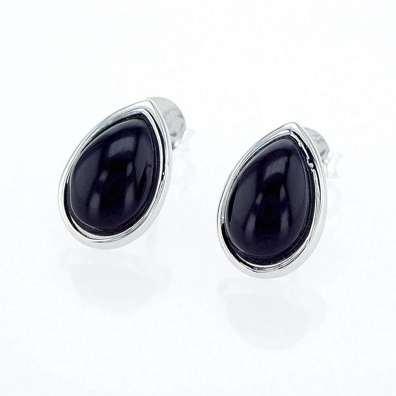 Stud Teardrop earring - Turquoise stone