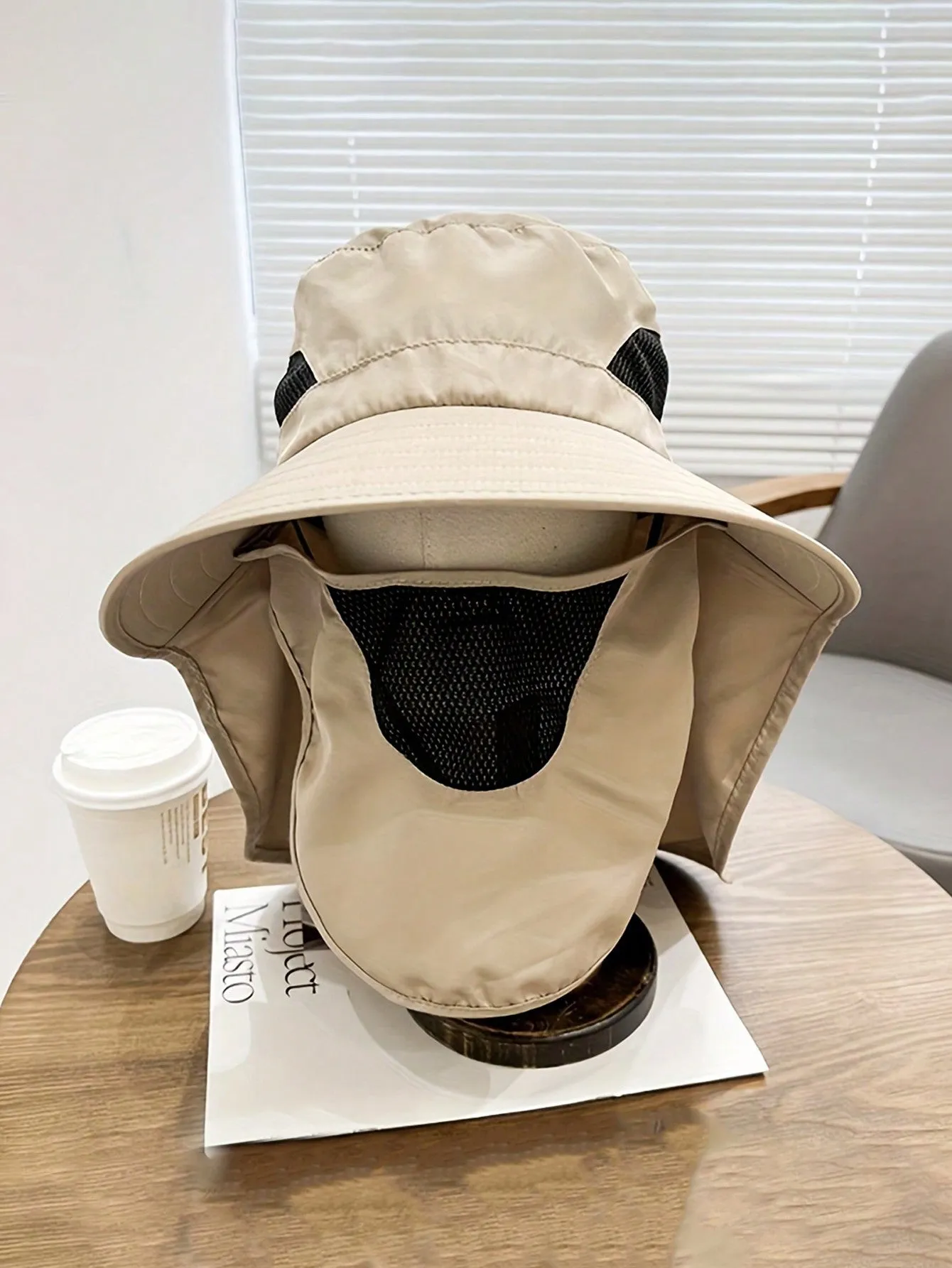 Summer Outdoor UV Protection Face Mask Neck Sunscreen Hat, Cycling Fishing Hiking Cap, Unisex, For Fishing And Hiking