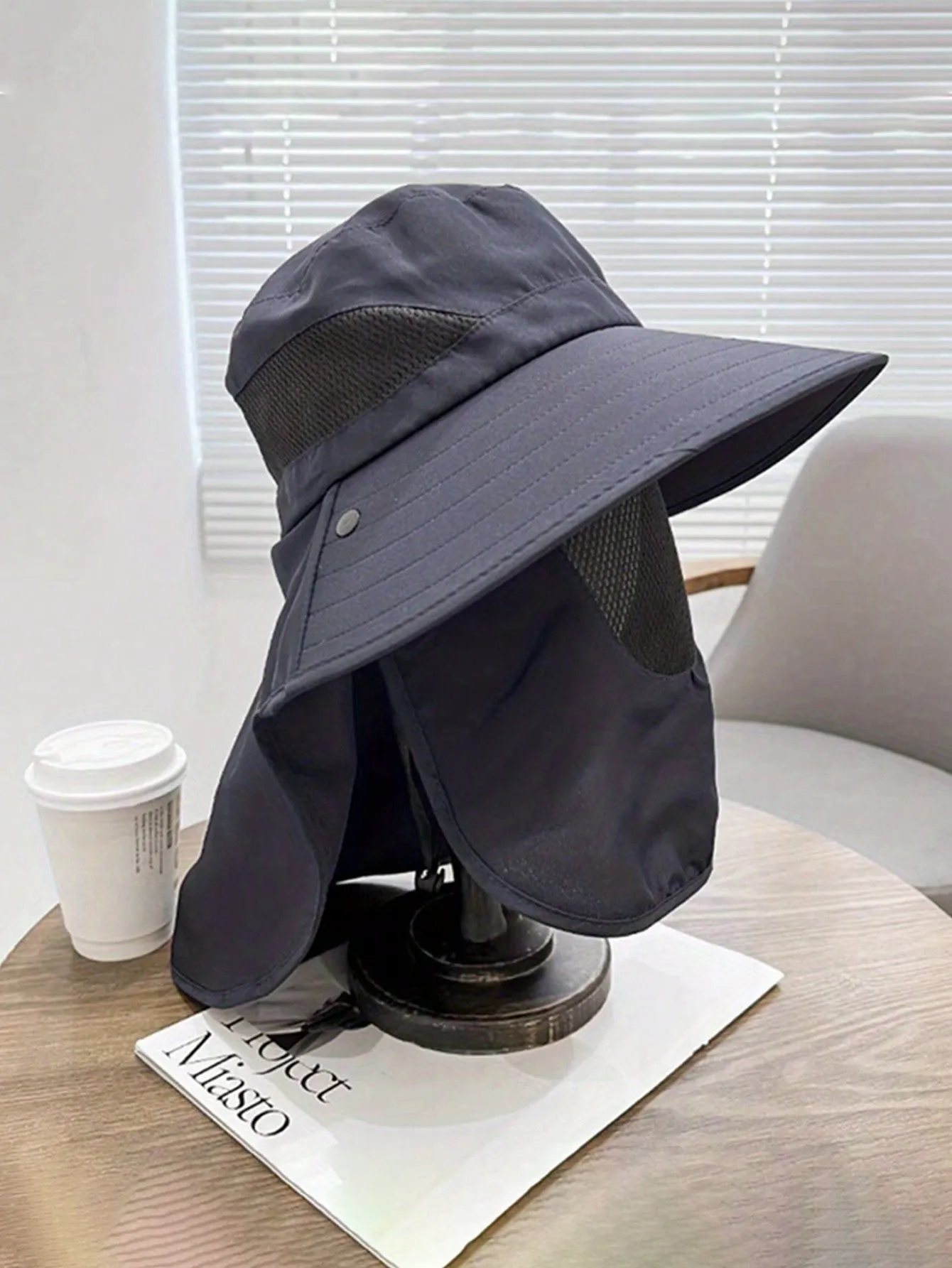Summer Outdoor UV Protection Face Mask Neck Sunscreen Hat, Cycling Fishing Hiking Cap, Unisex, For Fishing And Hiking