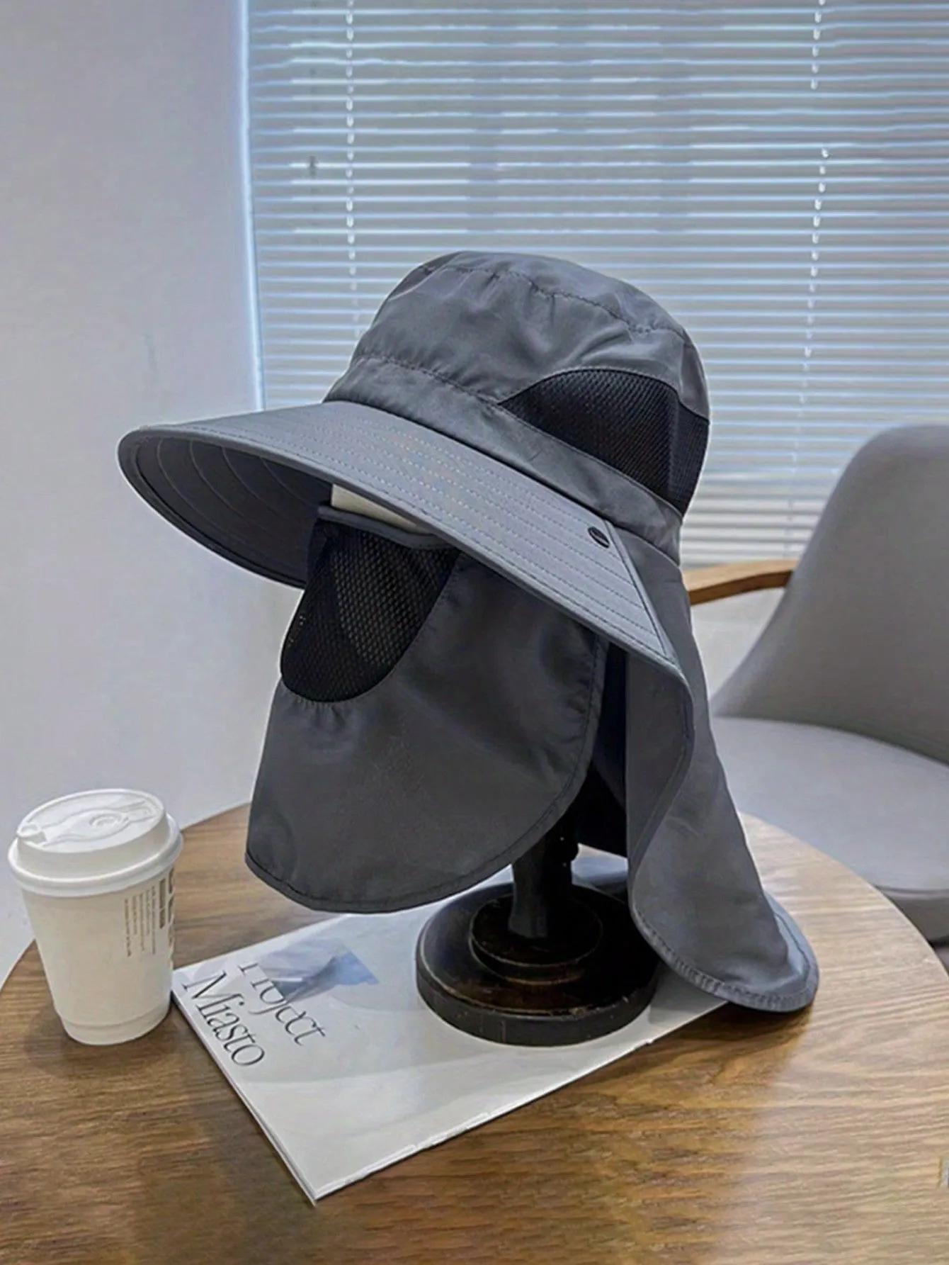 Summer Outdoor UV Protection Face Mask Neck Sunscreen Hat, Cycling Fishing Hiking Cap, Unisex, For Fishing And Hiking