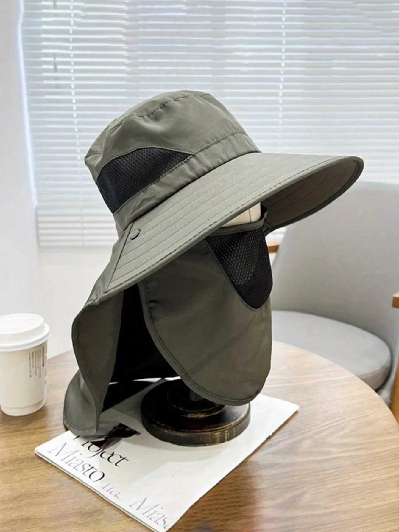 Summer Outdoor UV Protection Face Mask Neck Sunscreen Hat, Cycling Fishing Hiking Cap, Unisex, For Fishing And Hiking