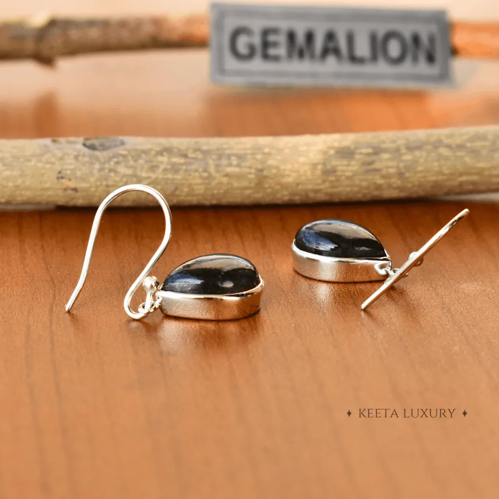 Teardrop Treasure - Labradorite Earrings